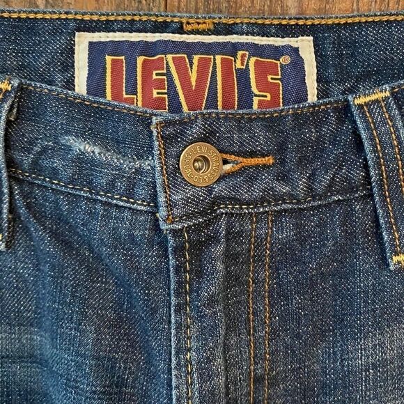 Levi’s 514 34/30 Men’s Blue Denim Slim Straight Cotton Jeans - Picture 5 of 11